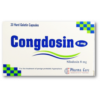 CONGDOSIN 8 MG ( SILODOSIN ) 20 CAPSULES